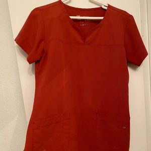 Burnt Orange Grey’s Anatomy Scrub Top